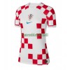 Maillot de Supporter Croatie Domicile Coupe du Monde 2022 Pour Femme